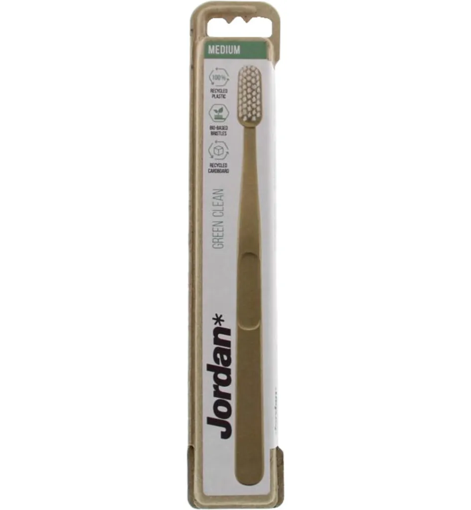 Jordan Tandenborstelgreen Clean Medium (1 stuk)