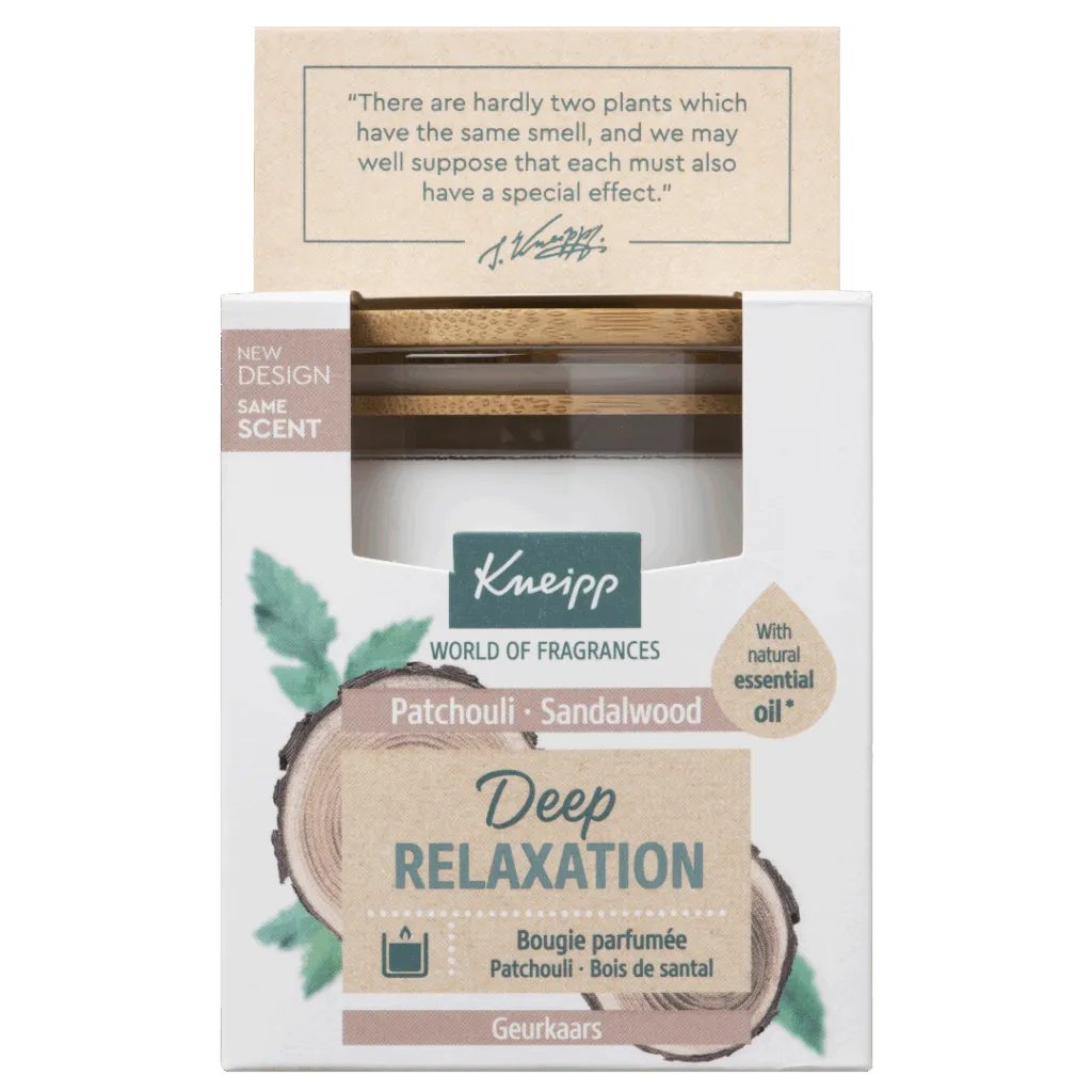 Kneipp Geurkaars Sandelwood Patchouli (145 gr)