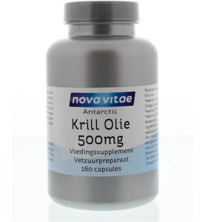 Nova Vitae Antarctic Krill Olie 500 Mg (180 capsules)