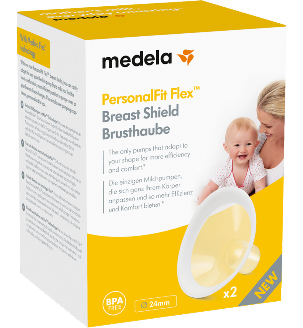 Medela Personal fit flex borstschild maat M 24 mm (2 stuks)