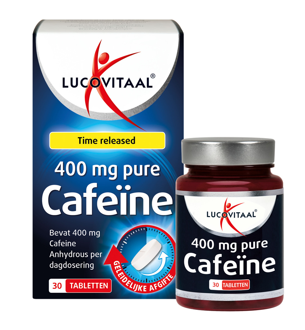 Lucovitaal Pure Cafeïne 400mg (30 tabletten) - image 3