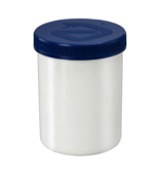 Spruyt Hillen Zalfflacon 170ml wit/blauw met dop (35 stuks)