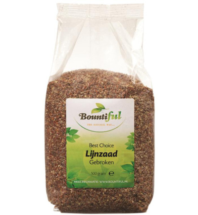 Bountiful Lijnzaad gebroken (500 gr)