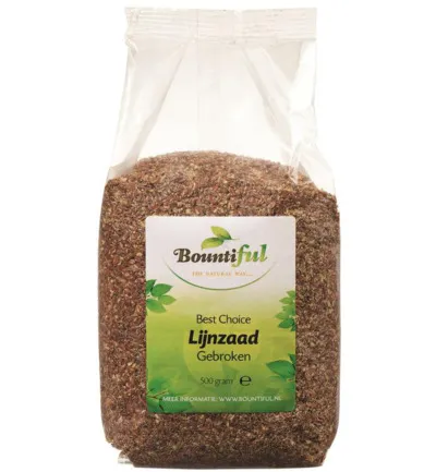 Bountiful Lijnzaad gebroken (500 gr)