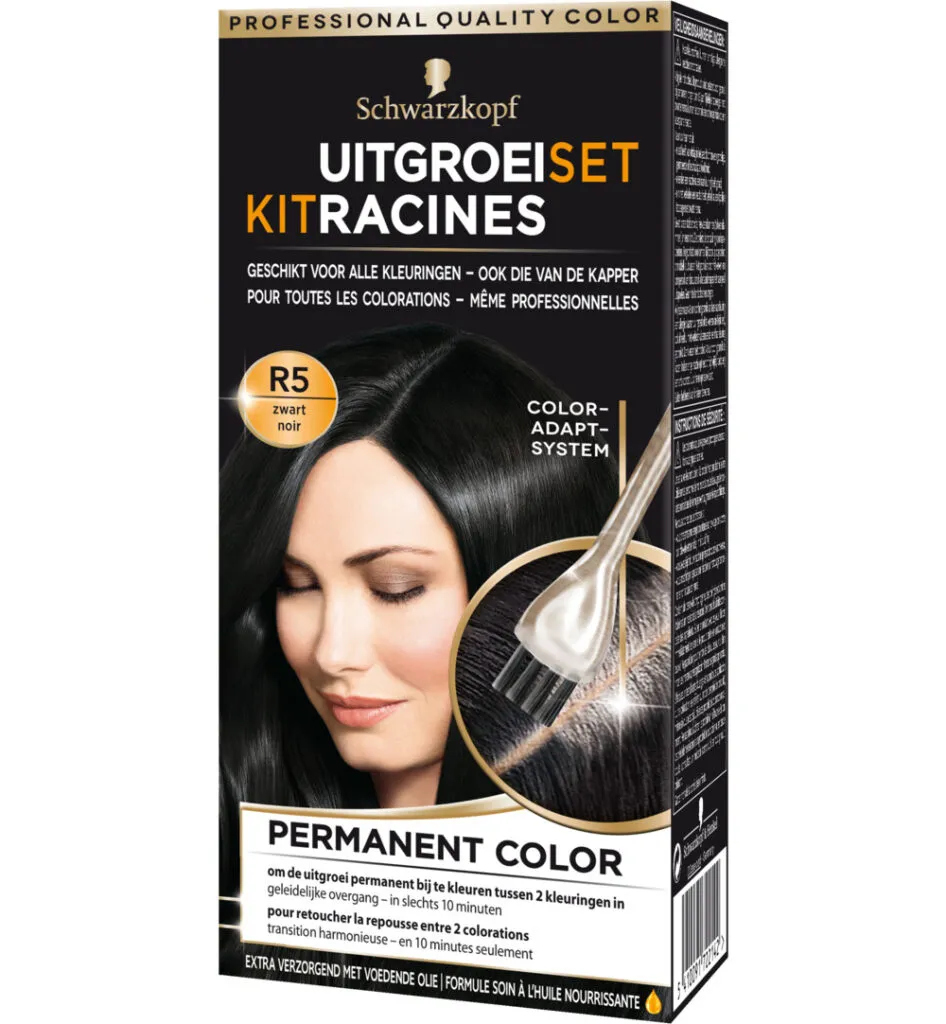 Schwarzkopf Vital Uitgroei set Zwart (11 ml)