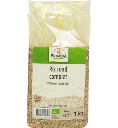 Priméal Volkoren Ronde Rijst Uit Itali? Bio (1000 gr)