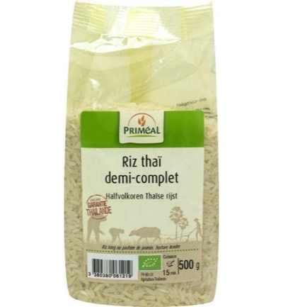 Priméal Halfvolkoren Thaise Rijst Bio (500 gr)