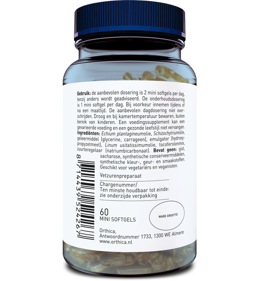 Orthica Omega 3 Vegan (60 softgels)