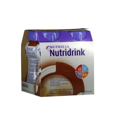 Nutridrink Chocolade 200ml (4 stuks)