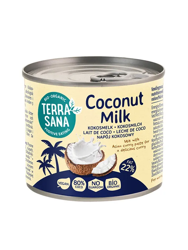 Terrasana Kokosmelk 22% Vet Bio (200 ml)