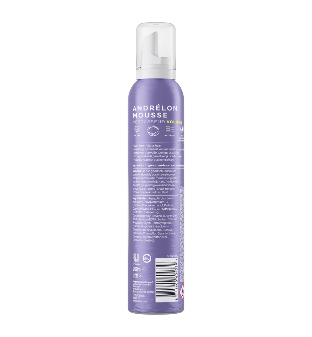 Andrelon Mousse Verrassend Volume (200 ml) - image 2