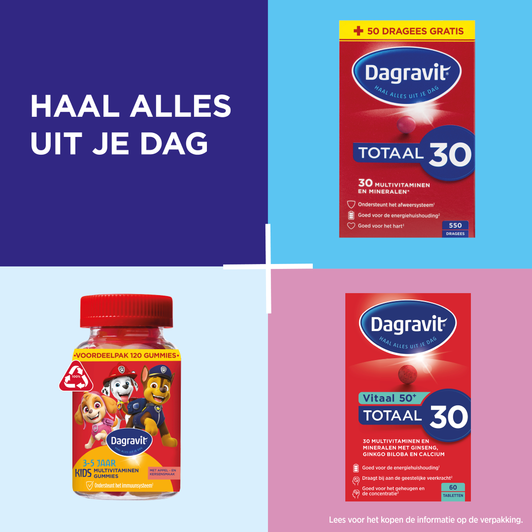 Dagravit Totaal 30 Multivitaminen (500 dragees) - image 6