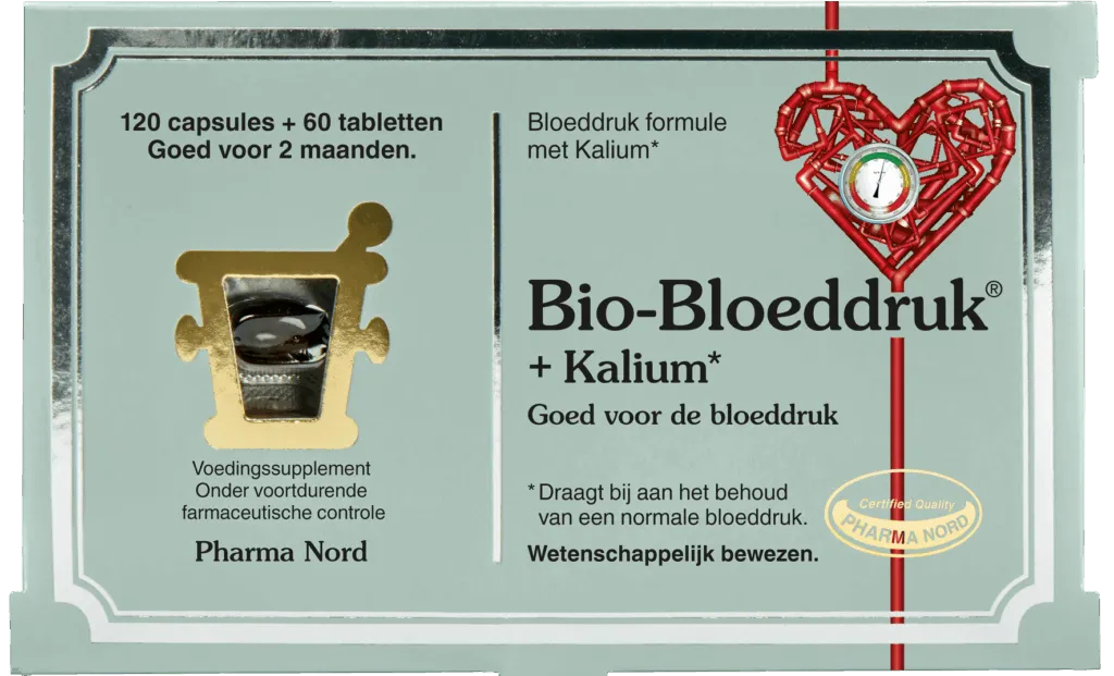 Pharma Nord Bio Bloeddruk & Kalium (120 capsules + 60 tabletten) (180 stuks)