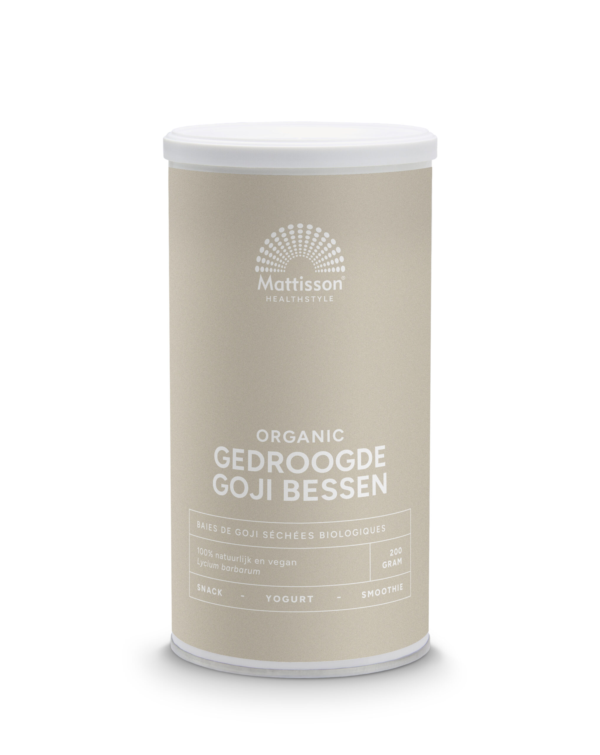 Mattisson Bessen Goji Gedroogd Pot Bio (200 gr)