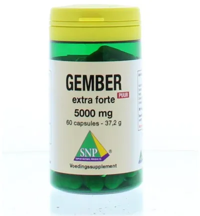 Snp Gember 5000 mg puur (60 capsules)