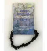Steengoed Splitarmband onyx (1 stuk)