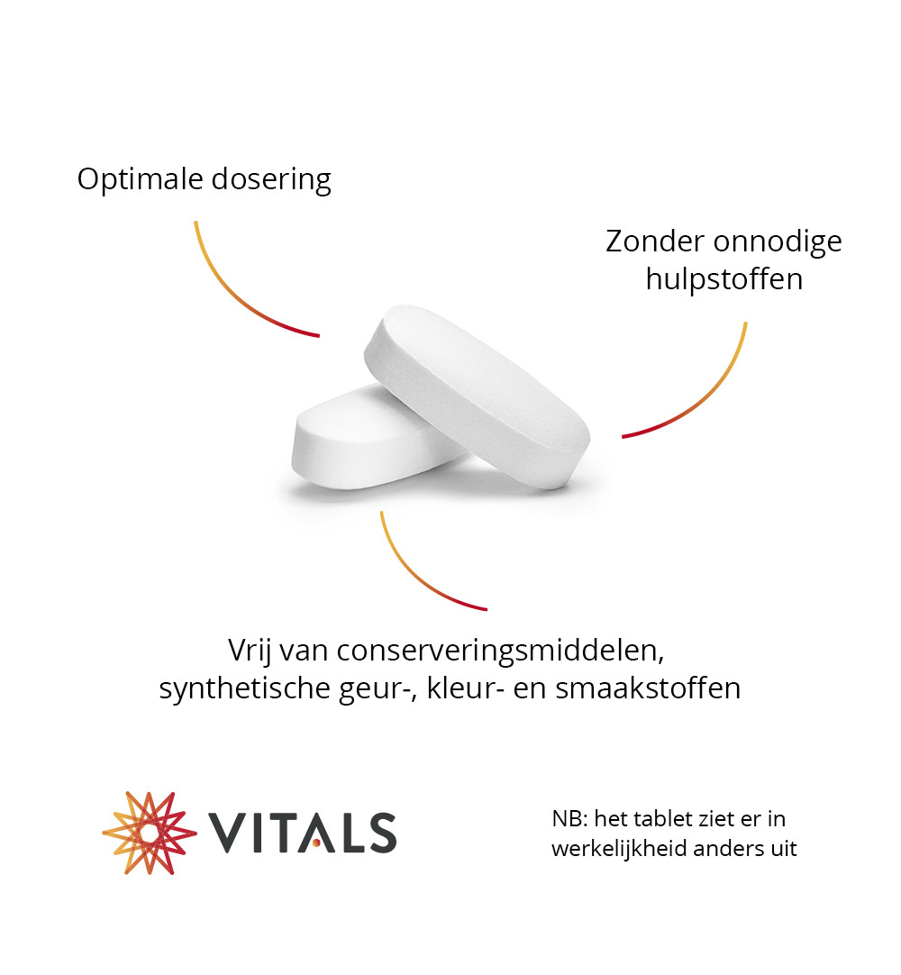 Vitals Magnesiumbisglycinaat 100 mg (120 tabletten) - image 5