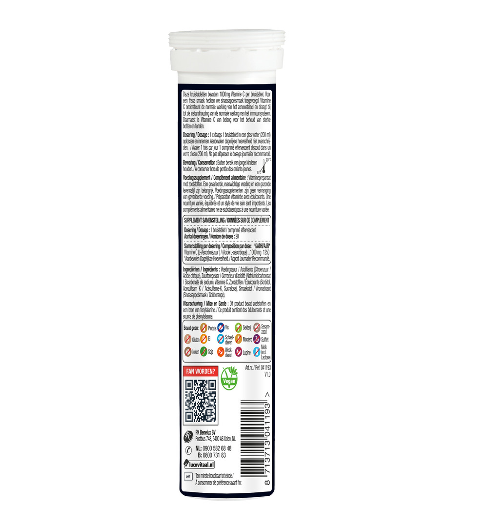 Lucovitaal Vitamine C 1000mg (20 bruistabletten) - image 3