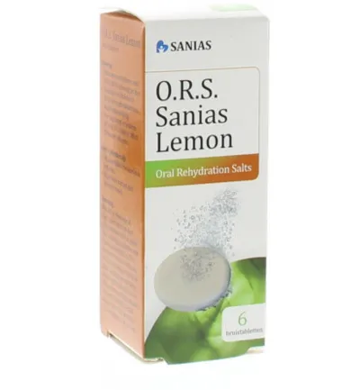 Sanias ORS lemon bruistablet (6 stuks)