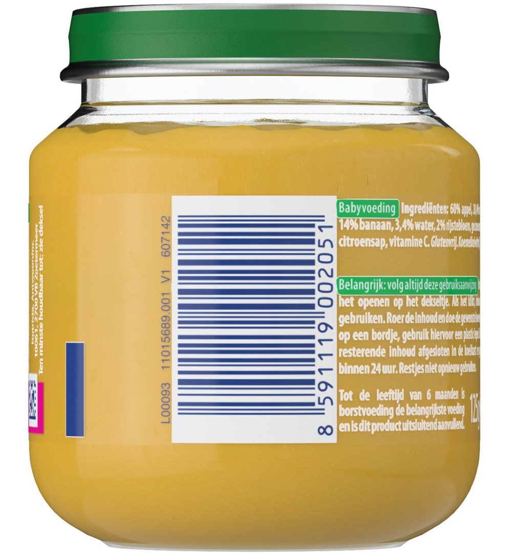Olvarit Appel mango banaan 4M03 (125 gr) - image 2