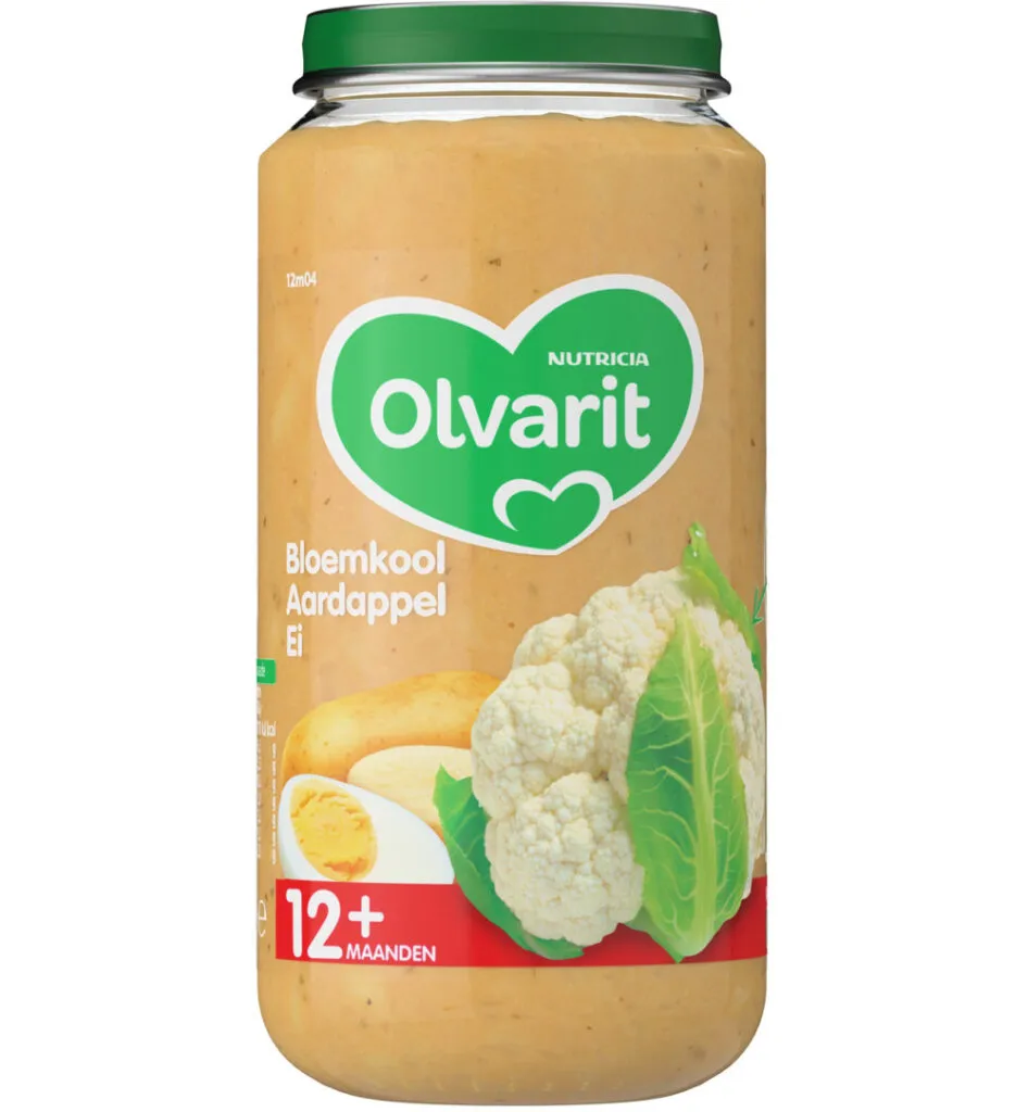 Olvarit Bloemkool aardappel ei 12M04 (250 gr)