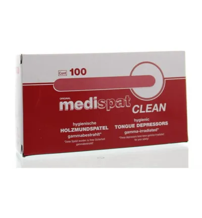 Medispat Tongspatel Hout (100 stuks)