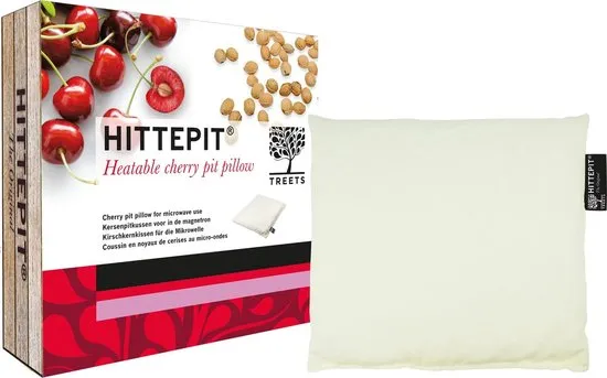 Treets Hittepit Kersenpit Kussen Vierkant (28 x 28 cm)
