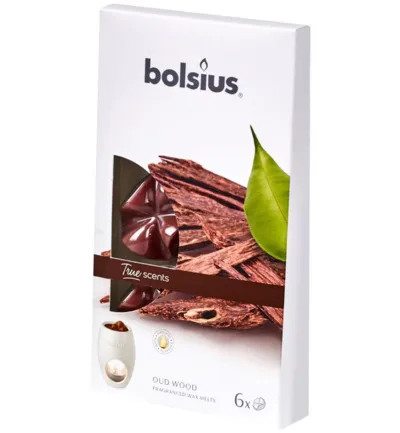 Bolsius True Scents Waxmelts Old Wood (6 stuks)