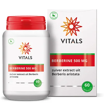 Vitals Berberine 500 mg (60 capsules)