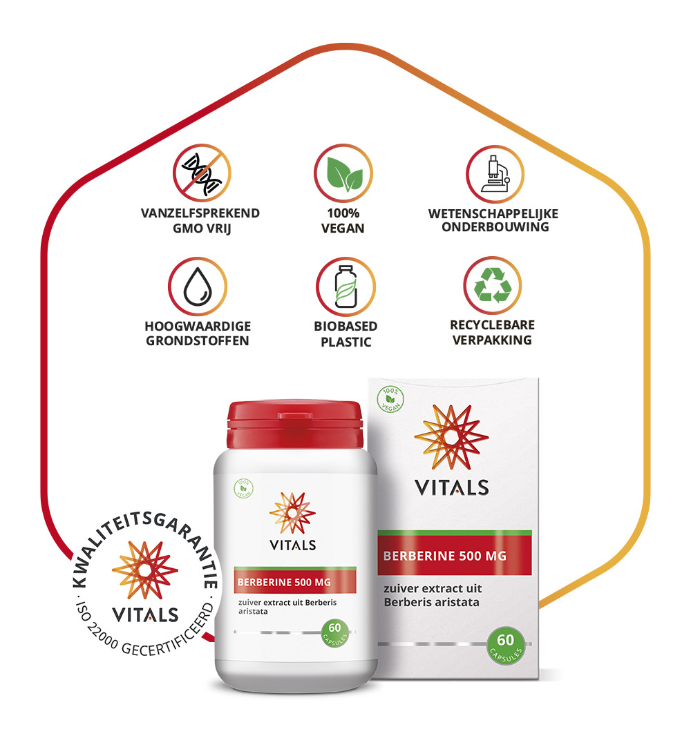 Vitals Berberine 500 mg (60 capsules) - image 4