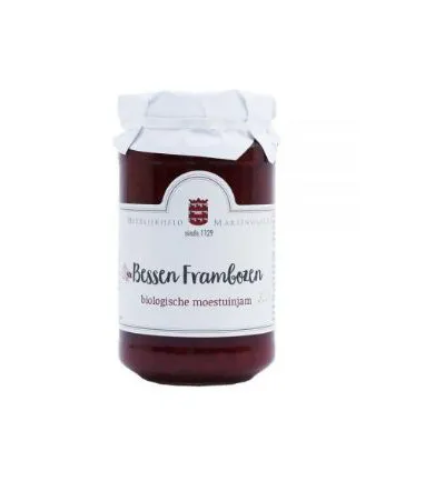 Marienwaerdt Moestuinjam bes framboos bio (250 gr)