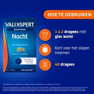 Valdispert Nacht Sterk (40 Dragees) - image 4