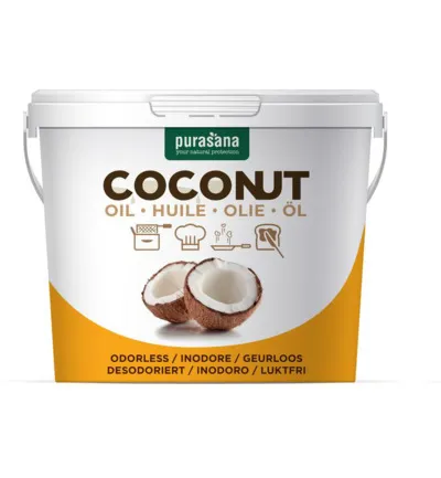 Purasana Kokosnootolie Ontgeurd (2000 ml)