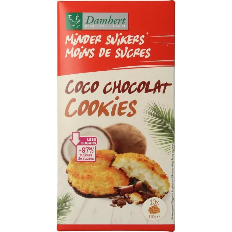 Damhert Kokoskoek Chocolade (110 gr)