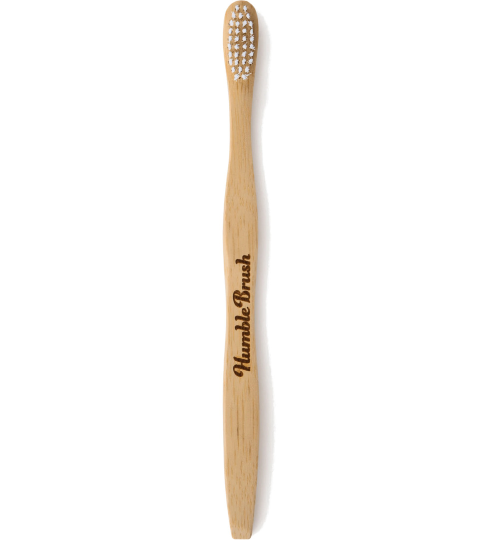 The Humble Co Tandenborstel bamboe medium wit (1 stuk) - image 2