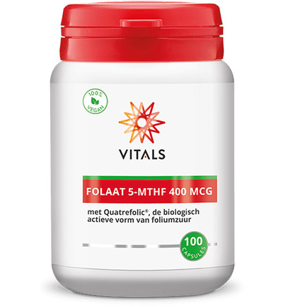 Vitals Folaat 5-MTHF 400 mcg (100 capsules)