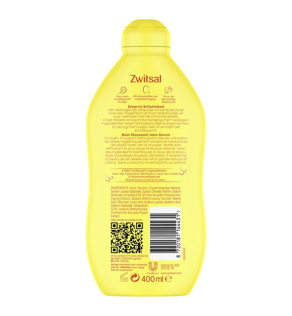 Zwitsal Schuimbad (400 ml) - image 2