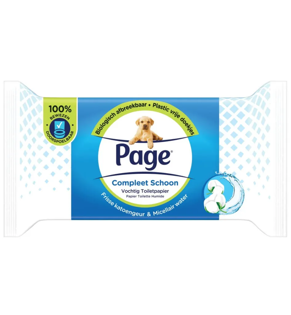 Page Vochtig toiletpapier navulling (38 stuks)