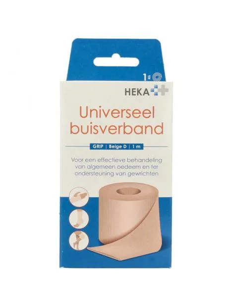 Heka Rip compress beige d 1mt# (1 stuk)