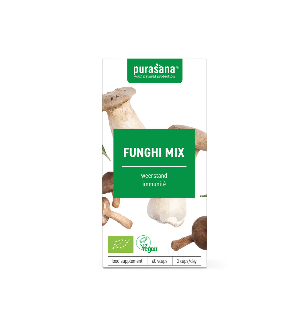 Purasana Funghi Mix Vegan Bio (60 vega capsules)