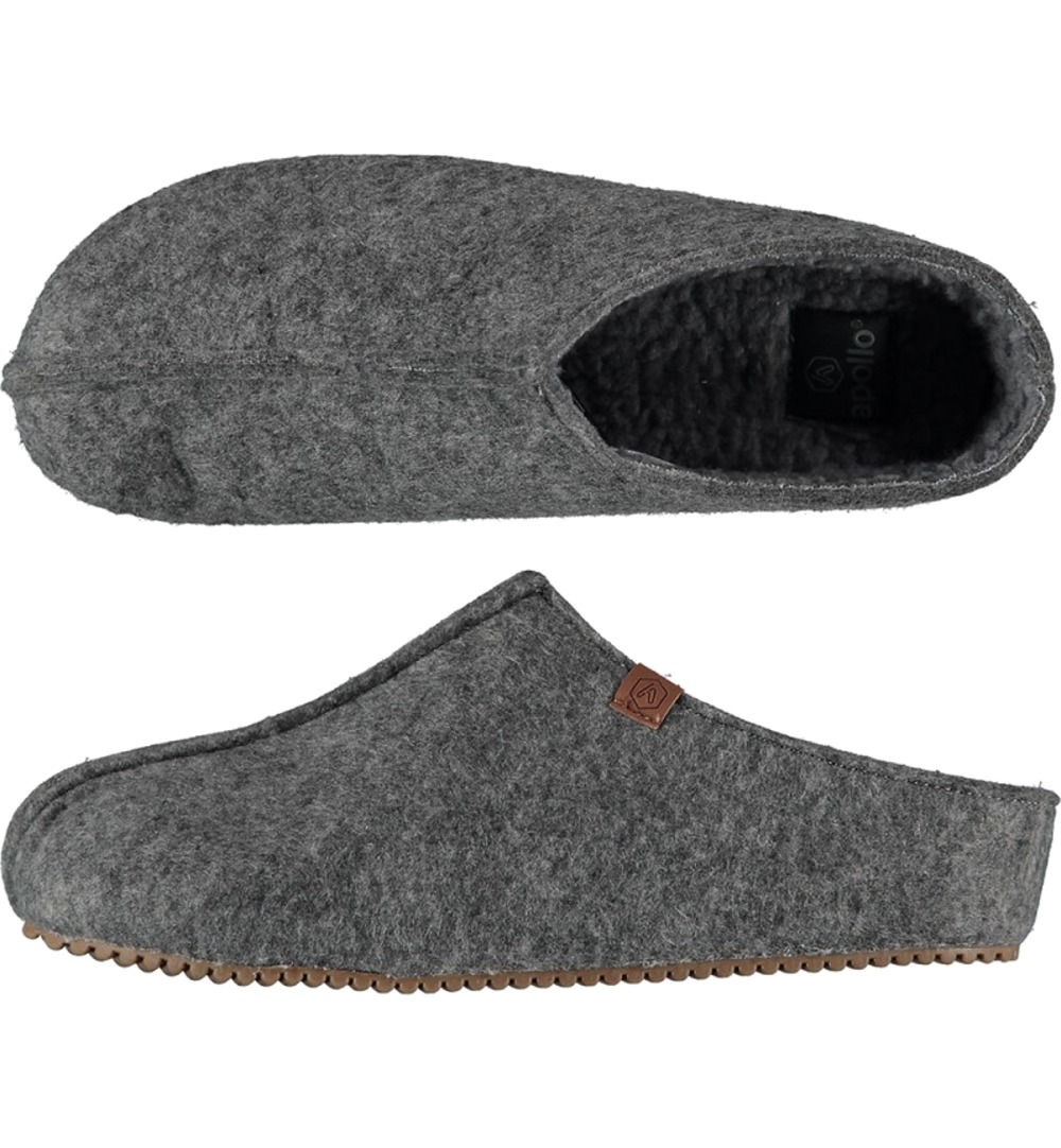Apollo Zweedse slofgrijs maat 45/46 (1 paar)