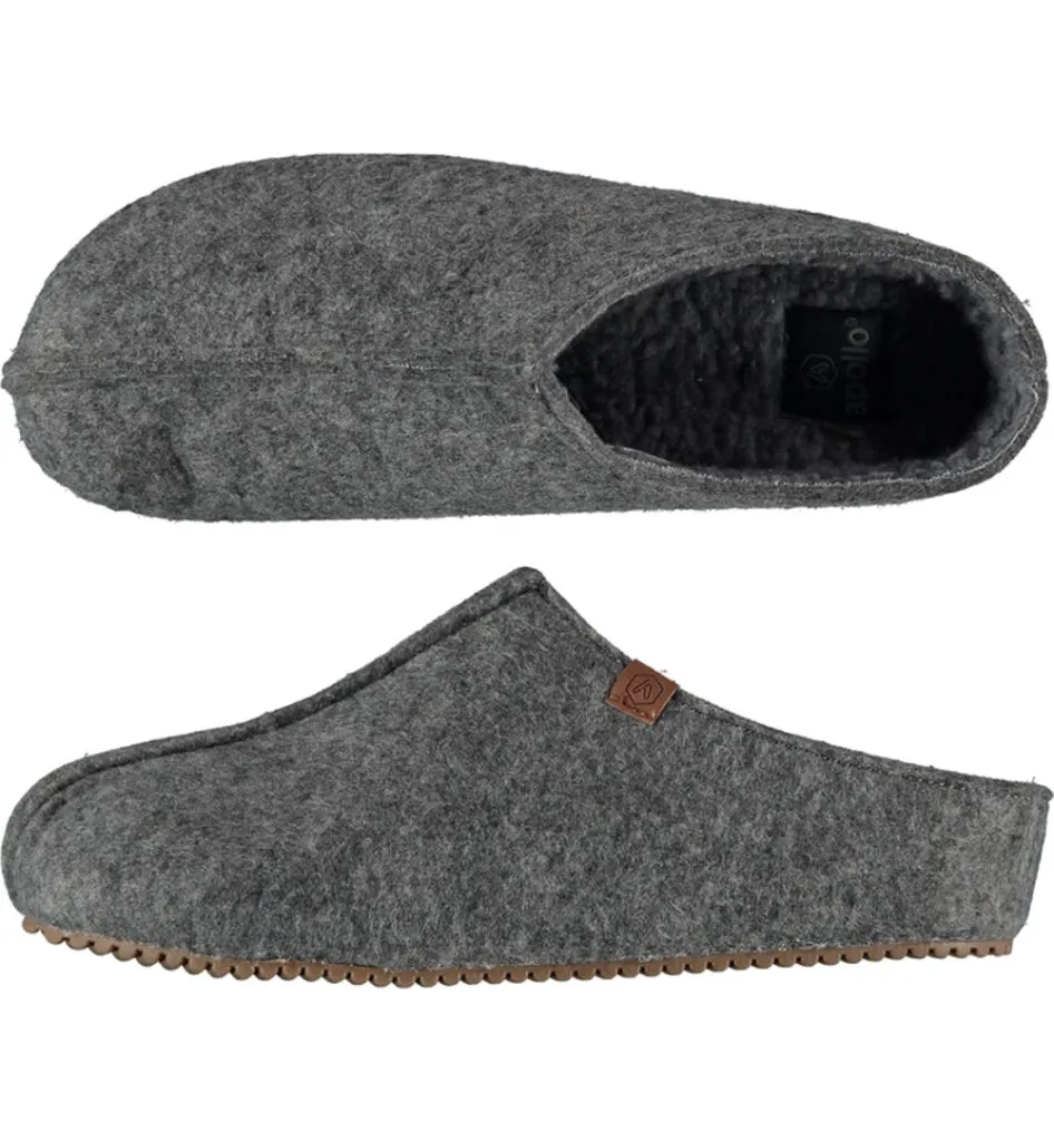 Apollo Zweedse slofgrijs maat 43/44 (1 paar)