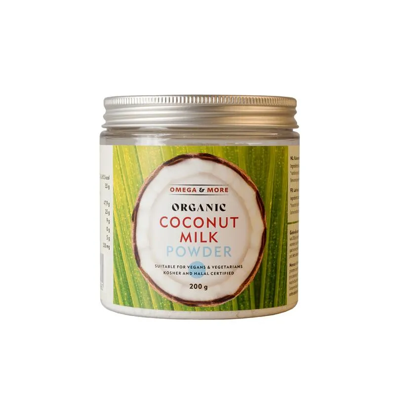 Omega & More Kokosmelk Poeder Vegan Bio (200 gr)