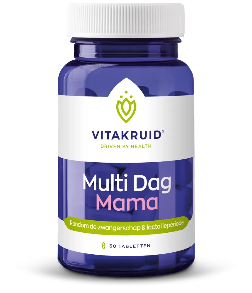 Vitakruid Multi Dag Mama 100% Vegan (30 tabletten)