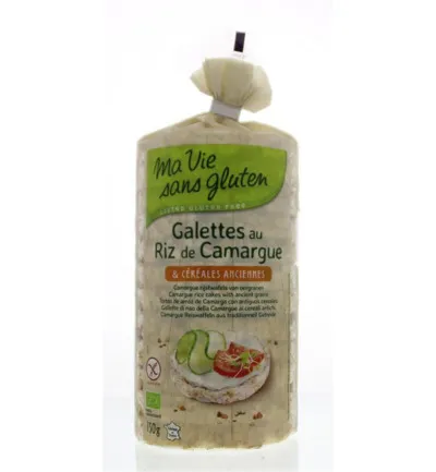 Ma Vie Sans Gluten Carmague Rijstwafels Met Oergranen Glutenvrij Bio (130 gr)