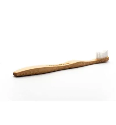 The Humble Co. Tandenborstel bamboe adult wit brush soft (1 stuk)
