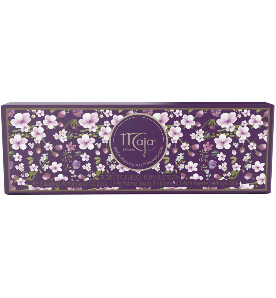 Maja Plum blossom zeep (3 x 100 gr)