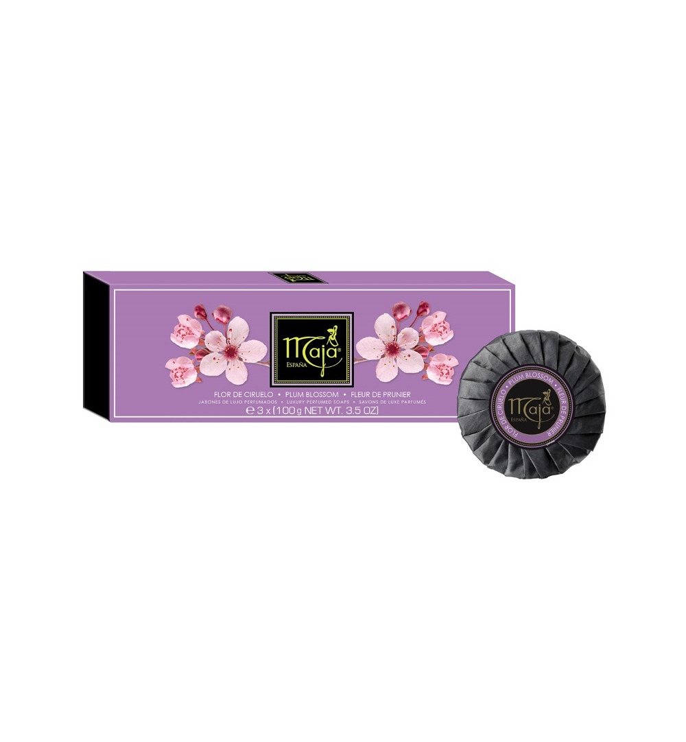 Maja Plum blossom zeep (3 x 100 gr) - image 4