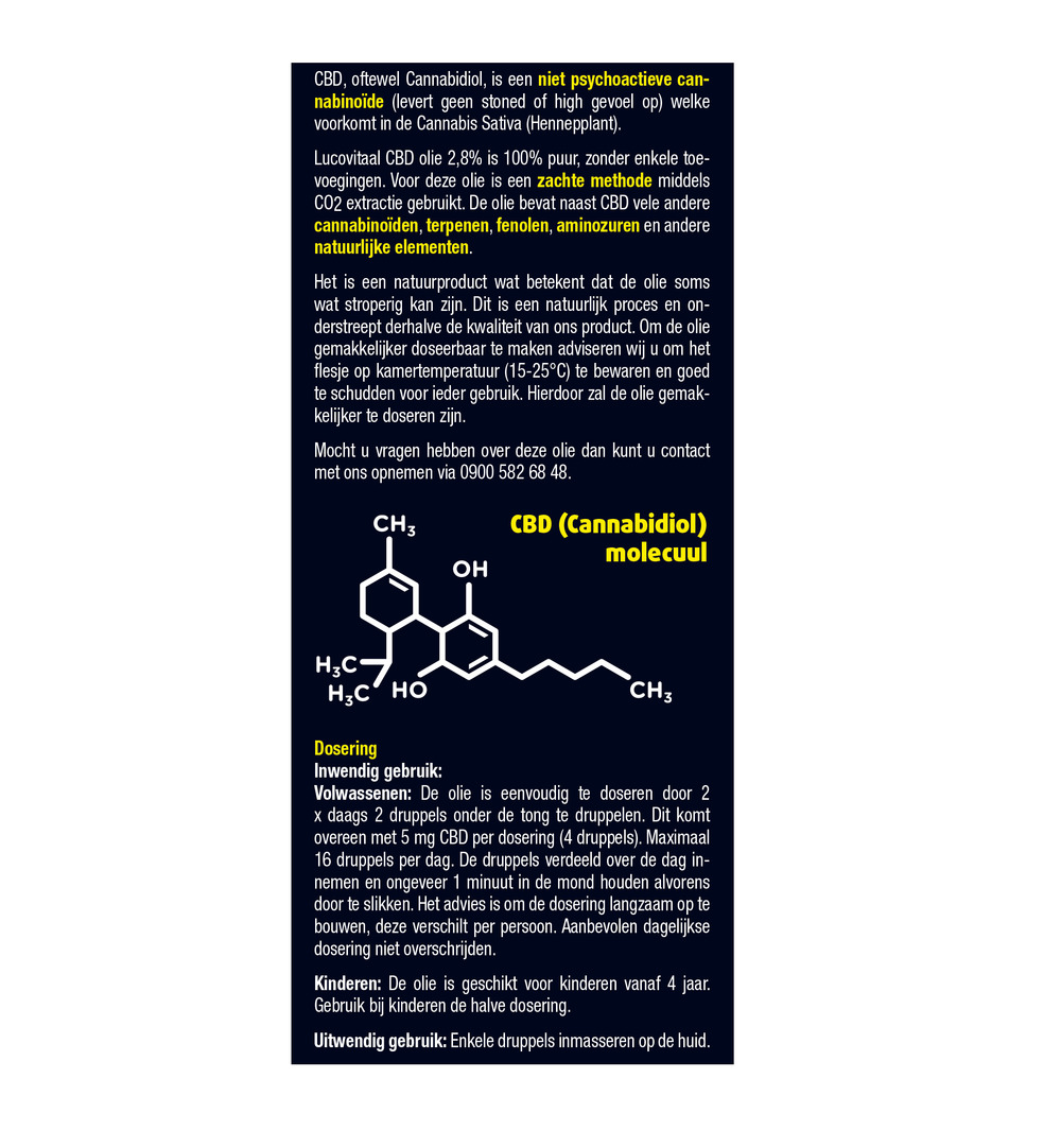 Lucovitaal CBD Hennepolie 2,8% (10 ml) - image 5