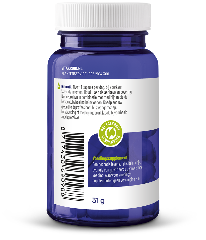 Vitakruid 5-Htp 100 Mg (60 vega capsules)